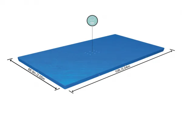 Kryt na bazén 300 cm x 201 cm Bestway 58106
