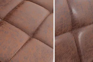 Barová stolička 2 ks ATROPOS Dekorhome Hnedá
