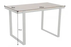 Záhradný stôl ATHENA LOUNGE Dekorhome 123x70x75 cm
