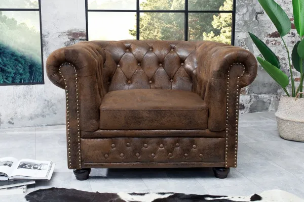 Chesterfield kreslo MIDAS Dekorhome