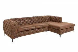 Chesterfield rohová sedacia súprava ZETHOS Dekorhome