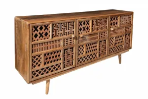 LuxD Dizajnová komoda Noelle 160 cm mango