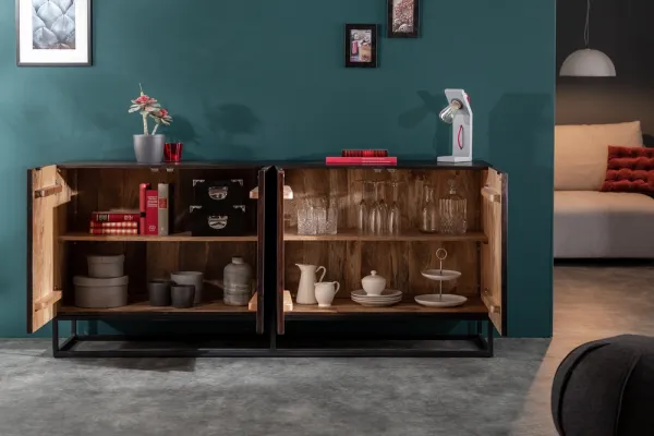 LuxD Dizajnová komoda Annabella 177 cm hnedé mango