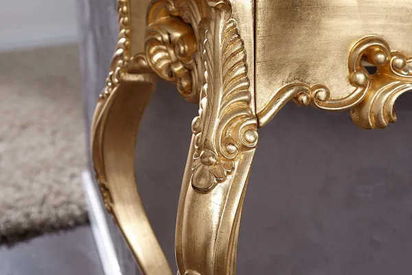 LuxD Luxusný toaletný stolík Veneto zlatý