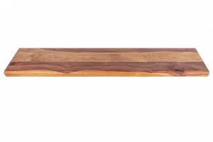 Nástenná polica ATHAMÁS sheesham Dekorhome 80 cm