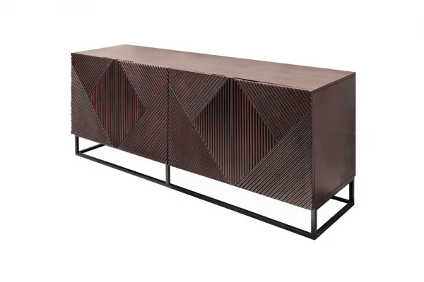 LuxD Dizajnová komoda Annabella 177 cm hnedé mango