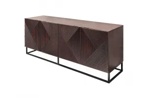 LuxD Dizajnová komoda Annabella 177 cm hnedé mango