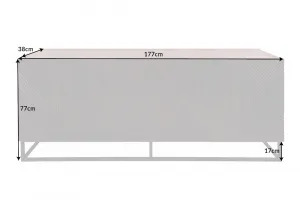LuxD Dizajnová komoda Annabella 177 cm hnedé mango