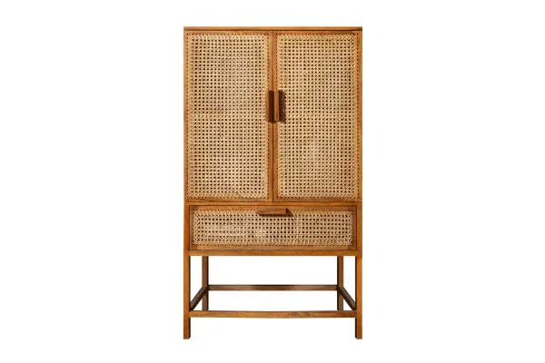 LuxD Vysoká komoda Sam 140 cm mango