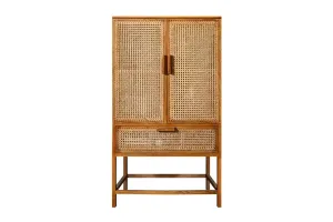 LuxD Vysoká komoda Sam 140 cm mango