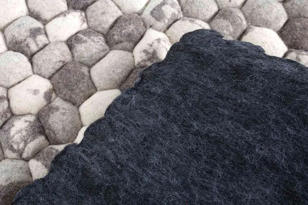 LuxD Dizajnový koberec Jayda 200x120 sivá plsť