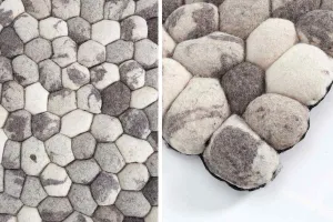 LuxD Dizajnový koberec Jayda 200x120 sivá plsť