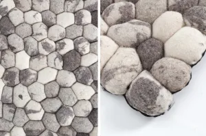 LuxD Dizajnový koberec Jayda 200x120 sivá plsť