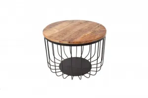 LuxD Konferenčný stolík Unity Loft 56cm mango