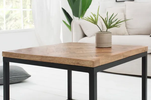 LuxD Odkladací stolík Allen Home 60 cm mango