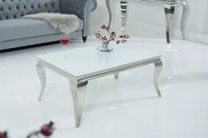 Konferenčný stolík ZETHOS Dekorhome Biela