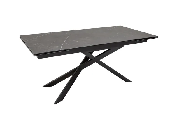 LuxD Rozťahovací keramický stôl Natasha 180-220-260 cm grafit
