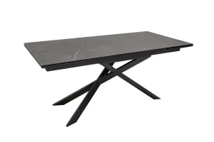 LuxD Rozťahovací keramický stôl Natasha 180-220-260 cm grafit