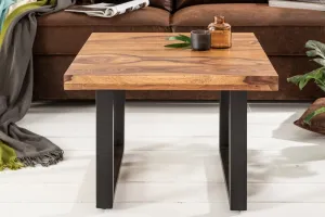 LuxD Dizajnový konferenčný stolík Thunder 60 cm mango