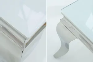 Konferenčný stolík ZETHOS Dekorhome Biela