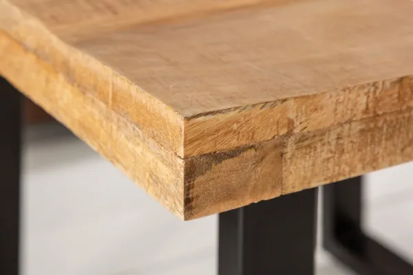 LuxD Dizajnový konferenčný stolík Thunder 60 cm mango
