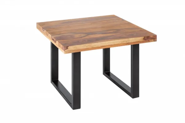 LuxD Dizajnový konferenčný stolík Thunder 60 cm mango