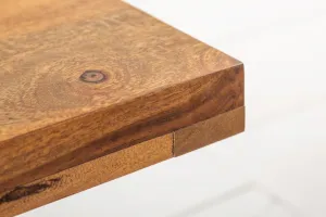 LuxD Dizajnový konferenčný stolík Thunder 60 cm mango