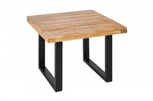 LuxD Dizajnový konferenčný stolík Thunder 60 cm mango