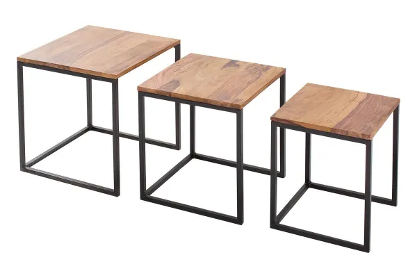 Odkladací stolík 3 ks GAIA Dekorhome