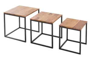 Odkladací stolík 3 ks GAIA Dekorhome