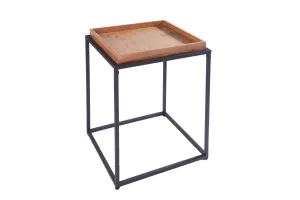 LuxD Dizajnový odkladací stolík Factor 40 cm dub