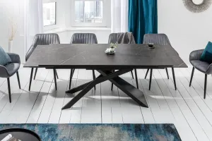 LuxD Rozťahovací keramický stôl Natasha 180-220-260 cm grafit