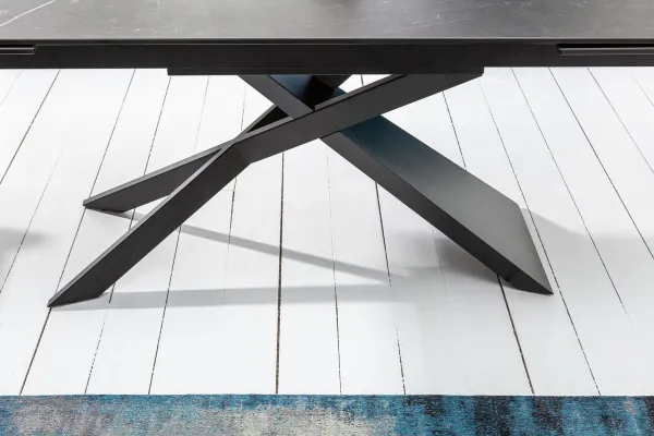 LuxD Rozťahovací keramický stôl Natasha 180-220-260 cm grafit