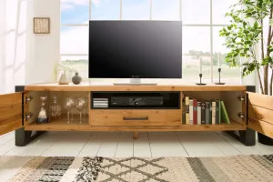 LuxD TV stolík Thunder 200cm divý dub