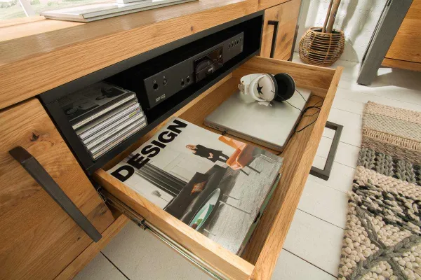 LuxD TV stolík Thunder 200cm divý dub