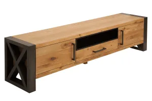 LuxD TV stolík Thunder 200cm divý dub