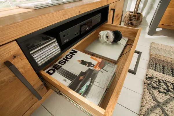 LuxD TV stolík Thunder 200cm divý dub