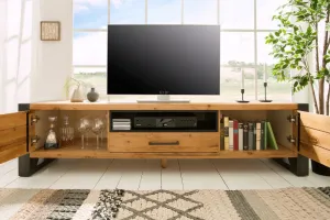 LuxD TV stolík Thunder 200cm divý dub
