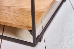 LuxD Dizajnový nočný stolík Shayla 40 cm divý dub