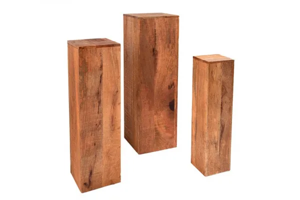LuxD Set 3 stojanov Timber Honey