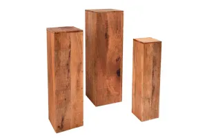 LuxD Set 3 stojanov Timber Honey