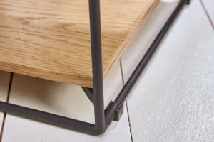 LuxD Dizajnový nočný stolík Shayla 40 cm divý dub