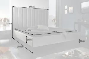 Posteľ GLAUKÉ Dekorhome 180x200 cm