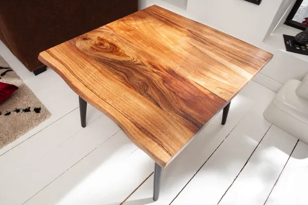 LuxD Dizajnový odkladací stolík Lorelei 60 cm akácia