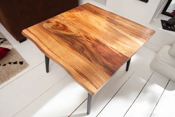 LuxD Dizajnový odkladací stolík Lorelei 60 cm akácia