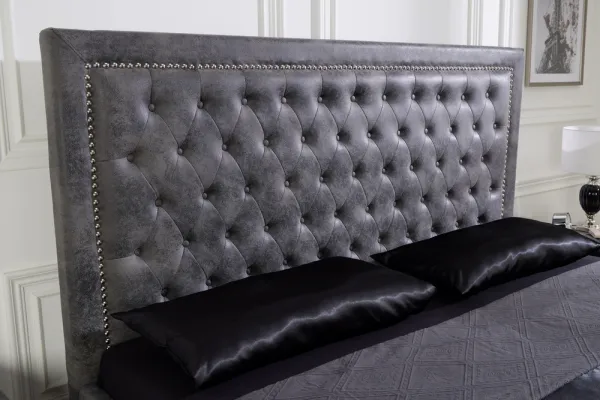 LuxD Posteľ Spectacular antik sivá 180 x 200cm