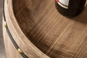 LuxD Regál na víno Reed 80 cm, prírodný