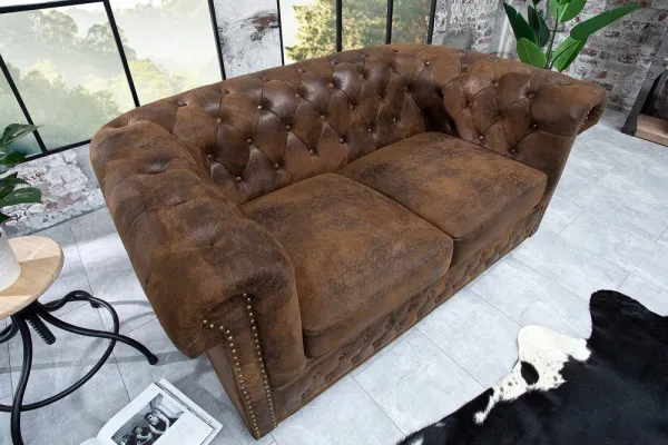 Chesterfield pohovka 2-miestna MIDAS Dekorhome