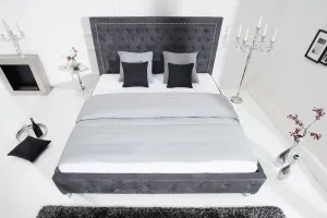 LuxD Posteľ Spectacular antik sivá 180 x 200cm