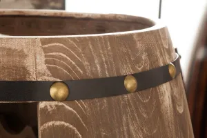 LuxD Regál na víno Reed 80 cm, prírodný